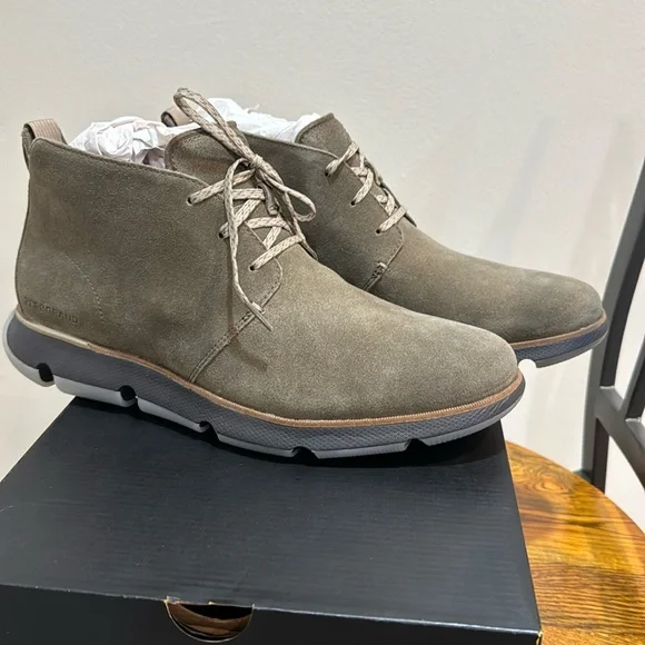 ⭐︎人気⭐︎COLE HAAN suede side gore bootUK13 Men's Zip-up Suede Jacket in Gray | Cole Haan